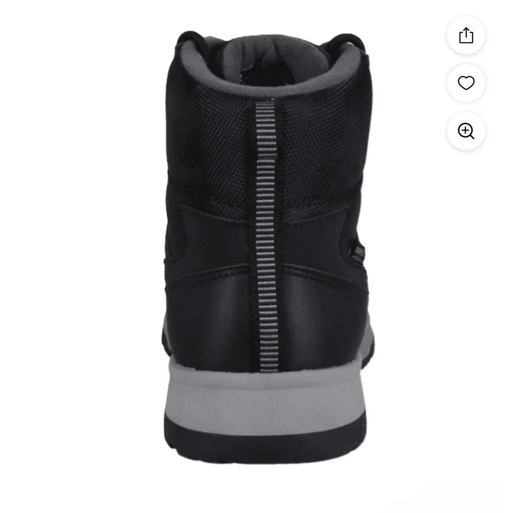 NEW Weatherproof Jenkins Boot Men's Size 8 Black Memory‎ Foam
